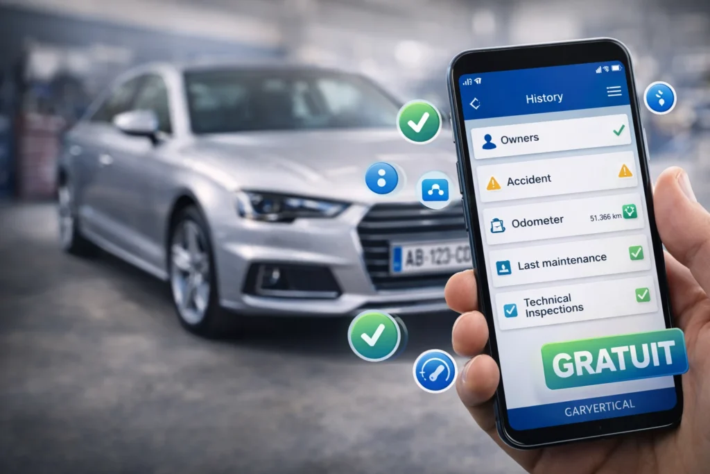 Vérification gratuite historique voiture occasion - CarVertical Histovec