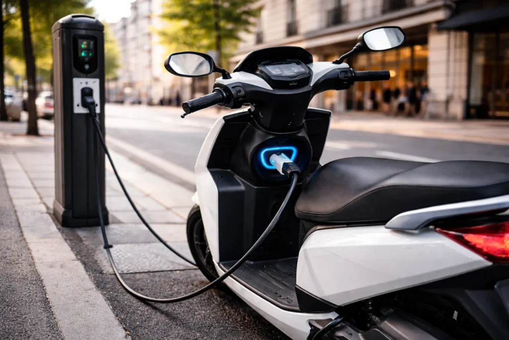 recharge moto électrique