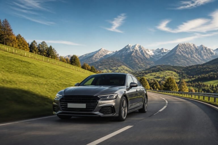 Conduite de reve dans les alpes allemandes