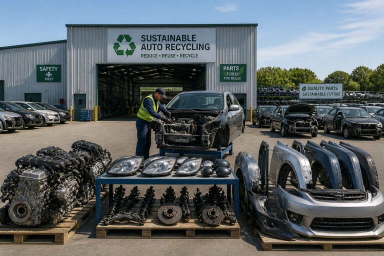 Centre de recyclage automobile durable
