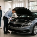 Inspection de voiture moderne