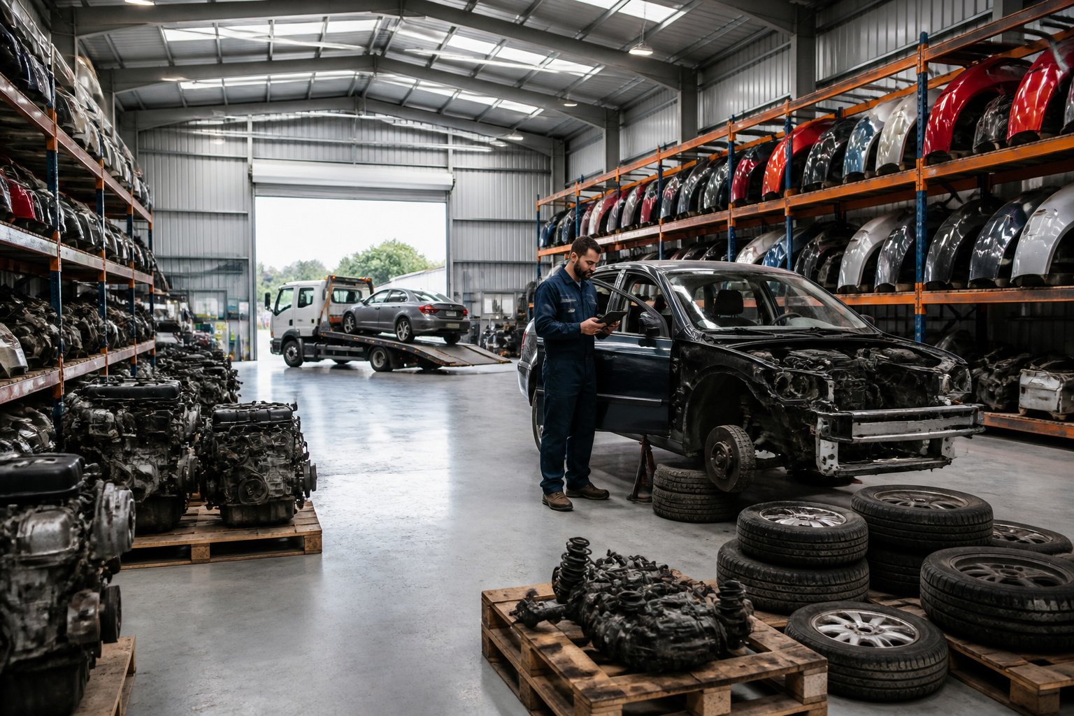 Centre de recyclage automobile moderne