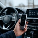 Ethylotest dans une voiture